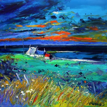 Dawnlight over Ardionra Isle of Iona 24x24 Dawnlight over Ardionra Isle of Iona 24x24